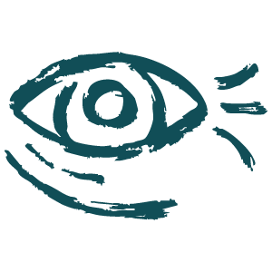 Illustrated icon, lines